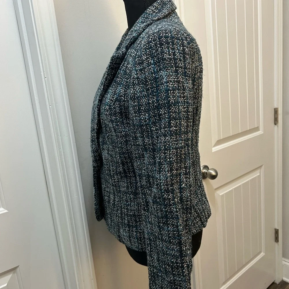 Mossimo Supply Co. Black & White Tweed Blazer | Size Medium | Classic Workwear - Picture 3 of 5